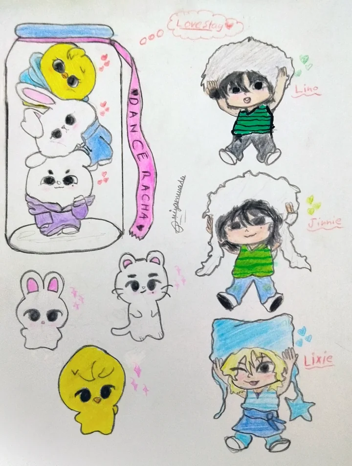 A chibi art styled piece for Danceracha by Lillyy