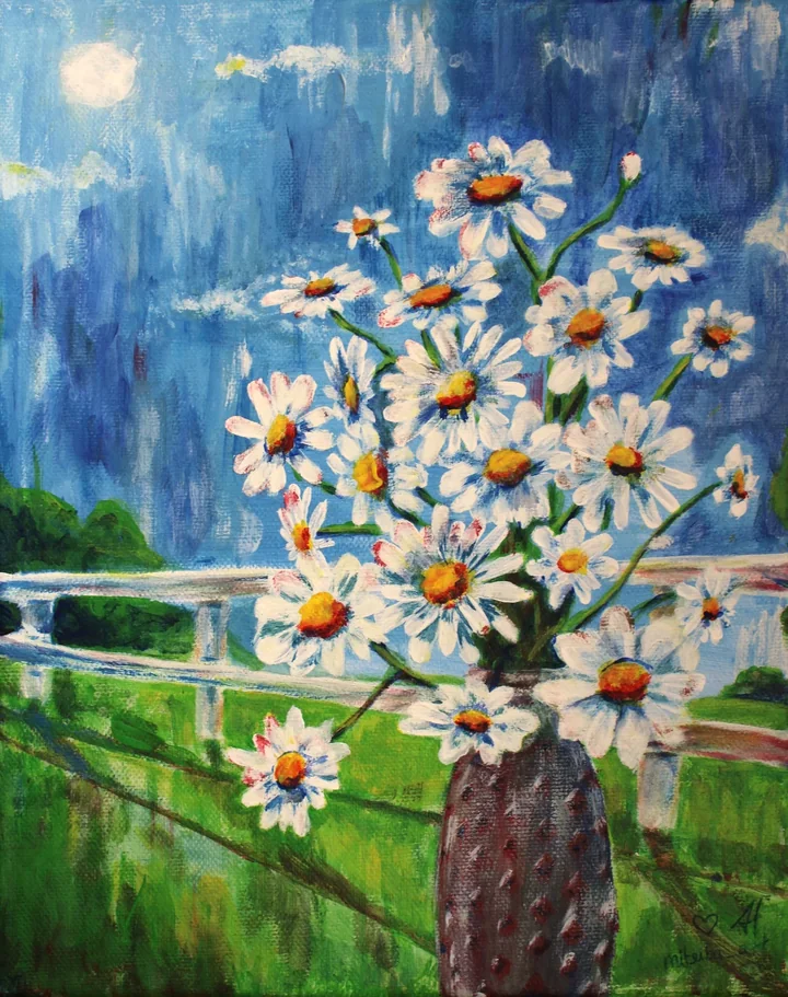 Cheerful Daisys by Mitsu